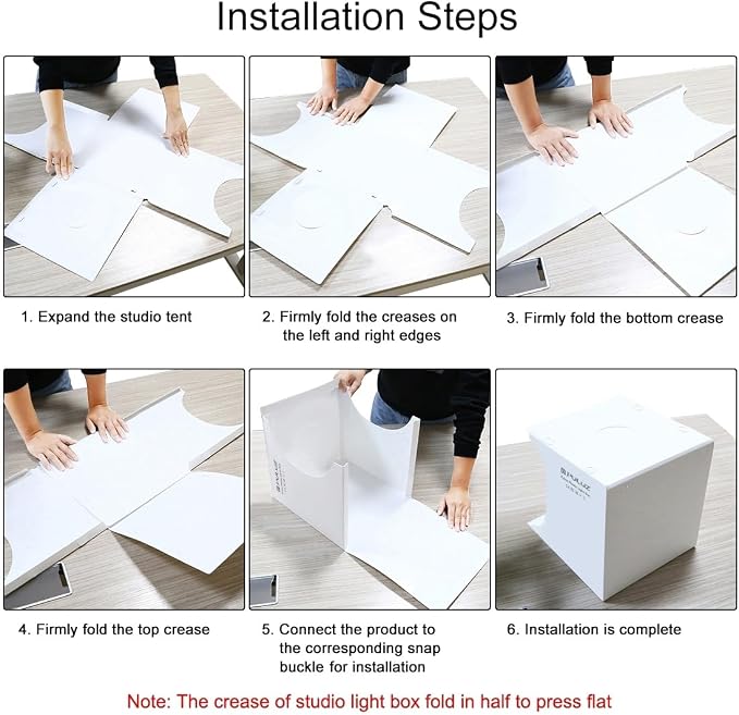 Mini Photo Studio Light Box, PULUZ Portable Folding Photography Lighting Tent - Image 7
