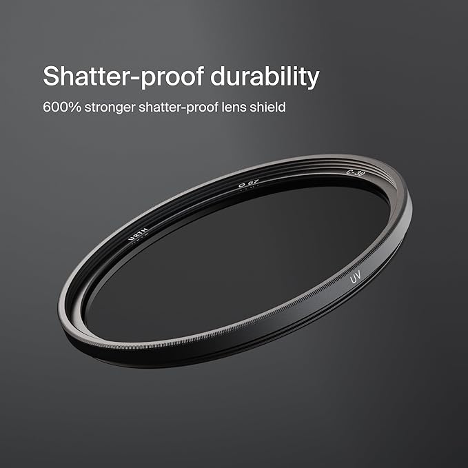 Urth 67mm UV Lens Filter — 30-Layer Nano-Coated, HD Optical Glass UV Camera - Image 2