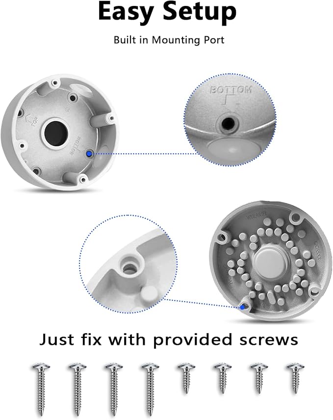 【Only Compatible with Bullet Cameras】 Universal Bullet Security Camera Mount - Image 8
