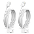 Ultra Thin Cat 6A Ethernet Cable 90° Degree Right Angled 25 Feet 2Pack by DUTEVOLNS