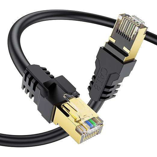 Cat 8 Ethernet Cable 6FT 10FT 20FT 40FT 50FT 100FT 150FT, High Speed 40Gbps by Unknown