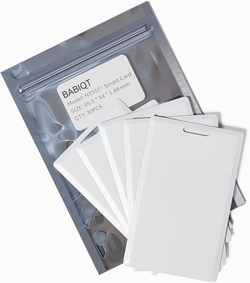 30 PCS T5577 Thick Smart Cards, Contactless 125khz RFID Rewritable Proximity by BABIQT
