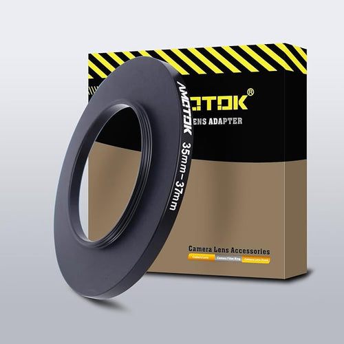35mm Lens to 37mm Camera Lens Adapter, 35mm to 37mm Filter Step up Ring Adapter by AMOTOK