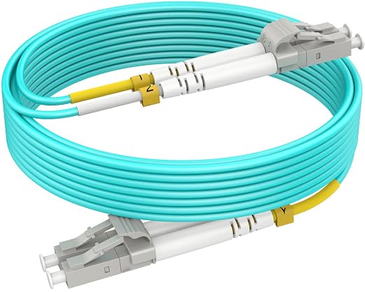 OM3 Fiber LC to LC 30m, Options 7in~500ft, 40GB Fiber Optic Cables LSZH by RamboCables
