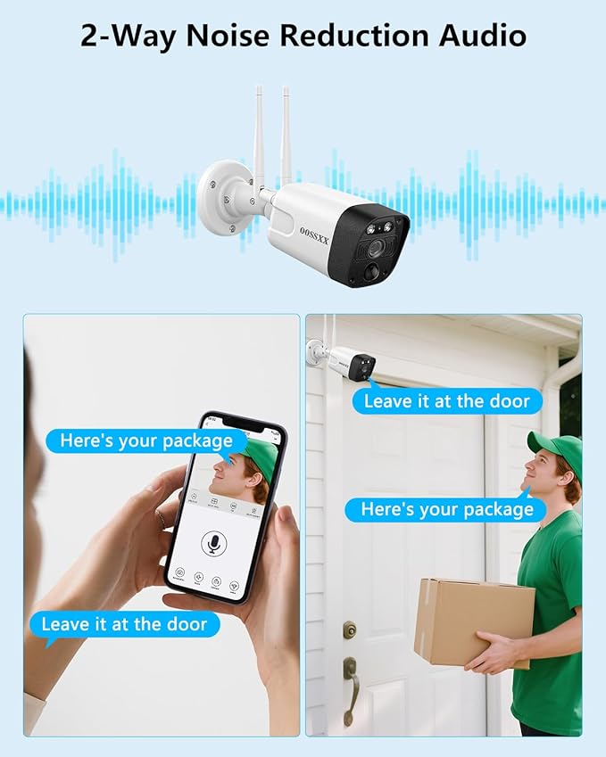 Wireless WiFi Outdoor Security Camera System - Image 2