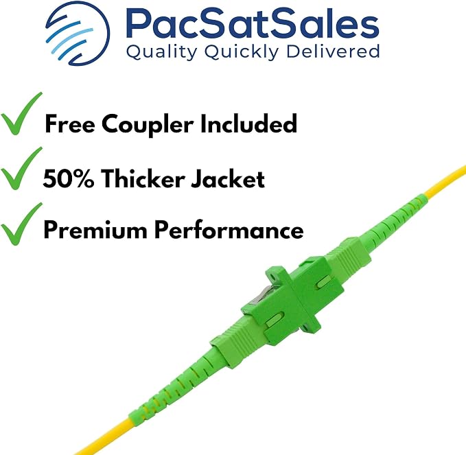 6ft / 2M SC/APC to SC/APC Fiber Optic Internet Cable - Image 3