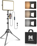 NiceVeedi 1-Pack Photography Lighting Kit, 2800-6500K Bi-Color LED Video Light by NiceVeediOfficial