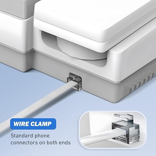 moeverEX Phone Extension Cord 50 Ft, Telephone Cable - Image 4