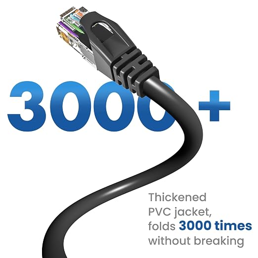Ultra Clarity Cables Cat6 Ethernet Cable, 8 Feet LAN, utp Cat 6, Network Cord - Image 8