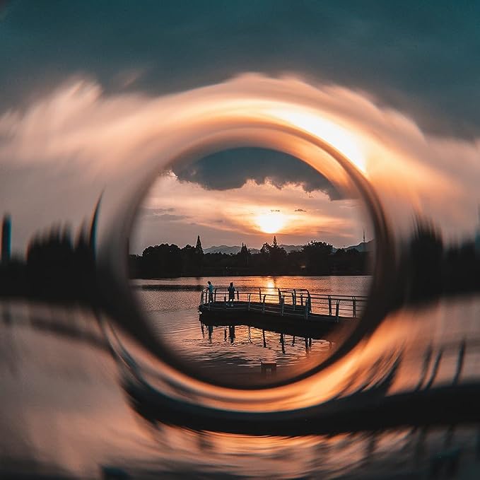 Vortex Effect Filter 77mm anamorphic Lens Distortion Effect, Lens Effect Filter - Image 4