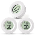 Atogou 3-Pack Mini Hygrometer & Thermometer, Indoor Outdoor Digital Humidity by ATOGOU