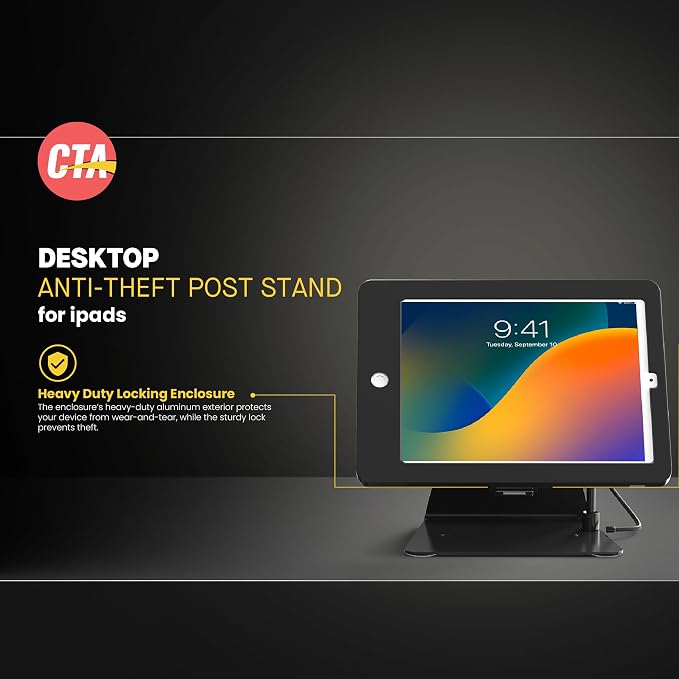 CTA Digital Desktop Anti-Theft Stand – Kiosk Stand - Image 2