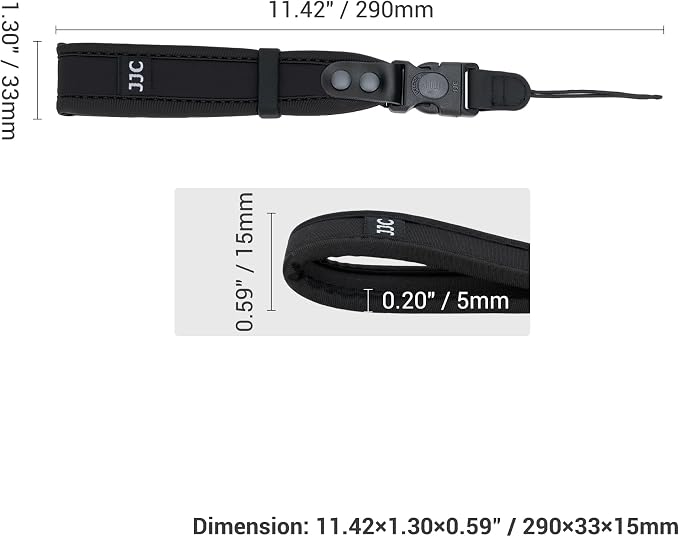 Upgraded Quick Release Soft Neoprene Camera Hand Wrist Grip Strap - Image 8