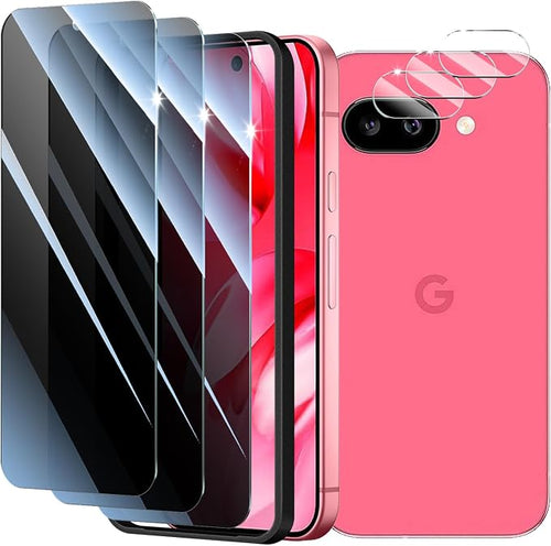 3+3+1-Pack, Privacy Screen Protector and Camera Lens Protector by ScreenProtectorCase