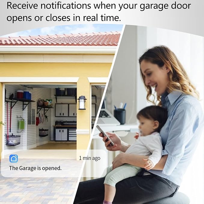 Smart Wi-Fi Garage Door Opener Remote, APP Control, Compatible - Image 8