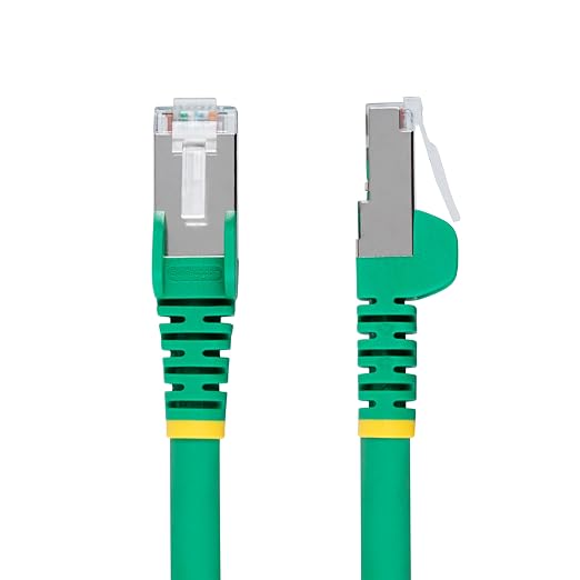StarTech.com 1ft Green CAT6a Ethernet Cable, Snagless RJ45, 100W PoE++ - Image 2