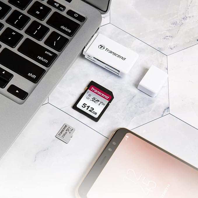 Transcend SDC300S 512GB SDXC SD Card, UHS-I U3 V30, 4K UHD & Full HD - Image 9