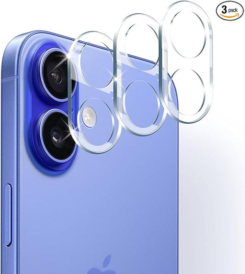 3PCS Rear Back Camera Lens Protector Tempered Glass by Hlija