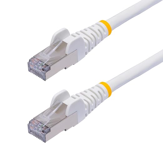 StarTech.com 25ft White CAT8 Ethernet Cable, Snagless RJ45, 100W PoE++ by StarTech