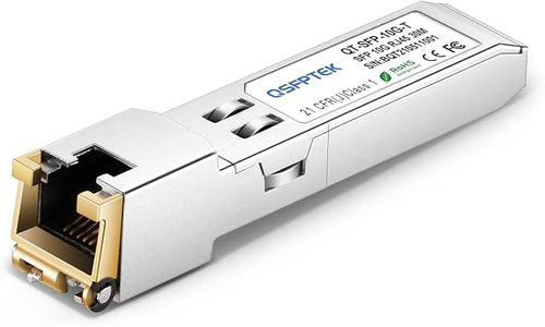 10Gbe SFP to RJ45 Copper Module, 10GBASE-T SFP+ Transceiver, mini gbic by QSFPTEK