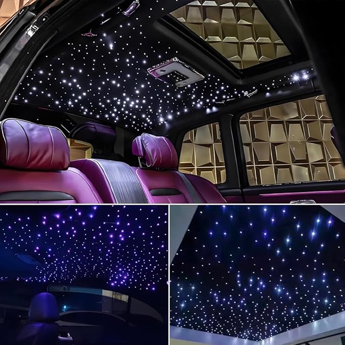 AKEPO 16W Dual Head Twinkle Fiber Optic Lights Kit, Car Home Use Star Ceiling - Image 6