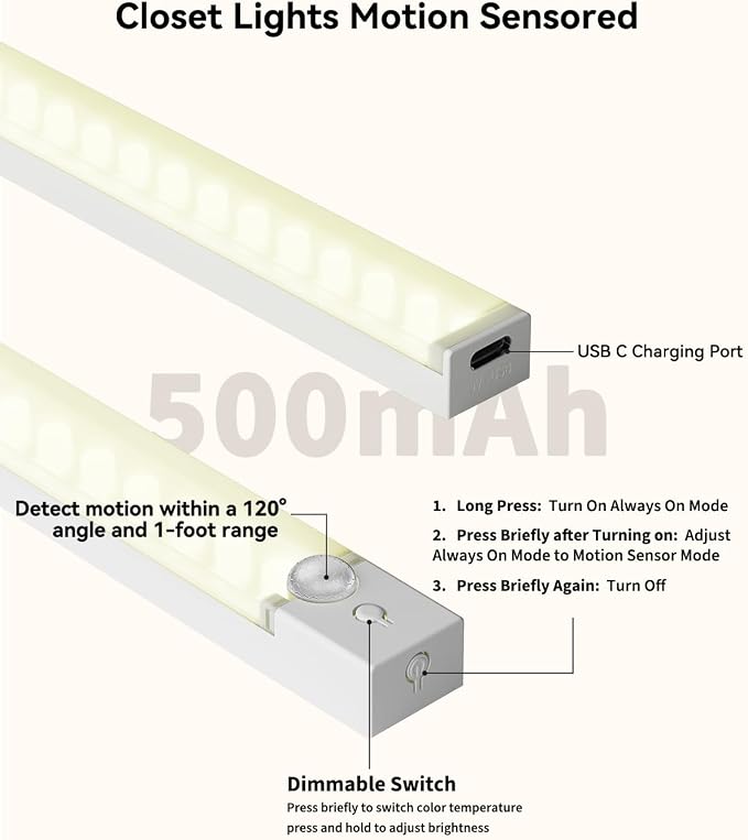 6-Pack 8-Inch Under Cabinet Lighting - Image 7