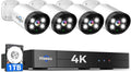 Hiseeu 4K Wired Security Camera System Outdoor by Hiseeu