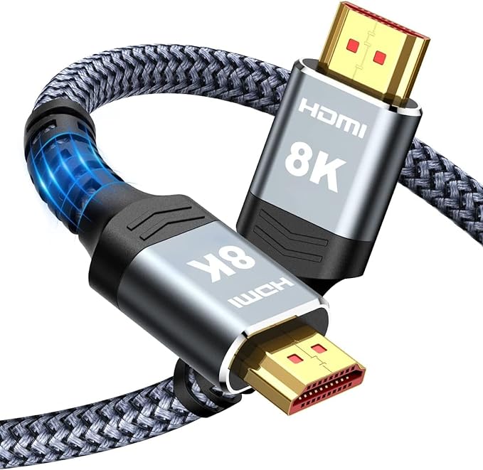 Highwings Long 8K HDMI Cable 25FT 48Gbps, 2.1 High Speed Gaming Cord 4K@120Hz by Highwings