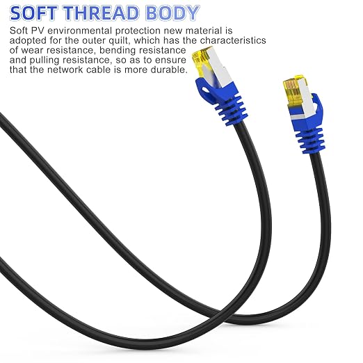 Cat 8 Ethernet Cable 45 ft, Heavy Duty High Speed Network Internet Cable - Image 6
