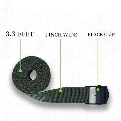 2 Pack Heavy Duty Trail Camera Straps 440LBS, Upgraded Lockable Tie Down Straps - Image 2