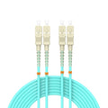 Fiber Patch Cable 164ft/50meters SC/UPC to SC/UPC OM3 10Gb/Gigabit MultiMode by Buacoz