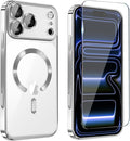 Magnetic Glossy Case for iPhone 17 Pro, iPhone 17Pro Phone Case Slim Clear by Unknown