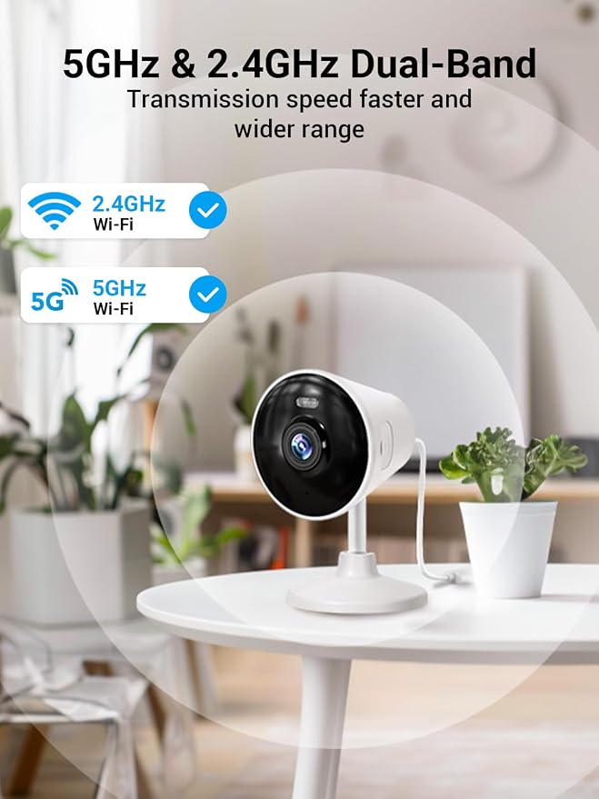 Indoor/Outdoor Security Camera for Home, Baby/Elder/Dog/Pet Camera - Image 2