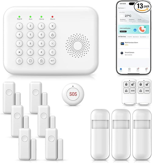 2026 Home Security System, 13 Piece No Monthly Fees by PGST