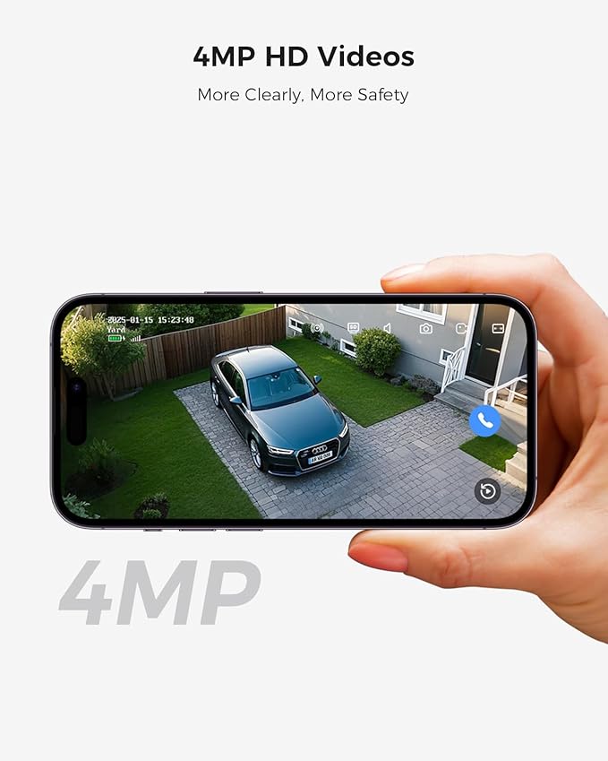 Hiseeu Security Cameras Wireless Outdoor, WiFi Pro 5G/2.4G Cameras - Image 3