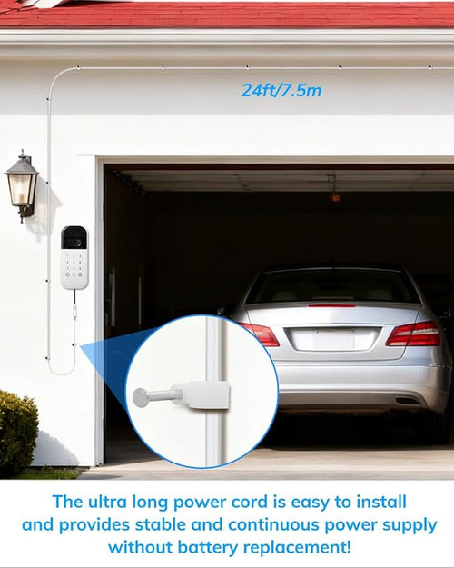 24ft/7.5m Outdoor Power Cable & Adapter - Image 2