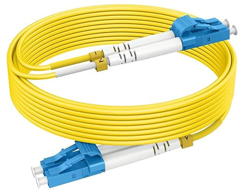 1m OS2 LC to LC Single Mode Fiber Patch Cables, Options 7inch~1000ft, SM by RamboCables