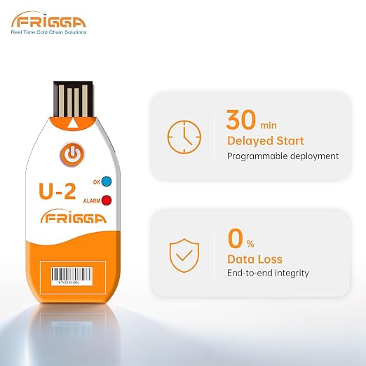 Frigga 10 Pack 100 Days USB Temperature Data Logger Single Use Temperature - Image 9