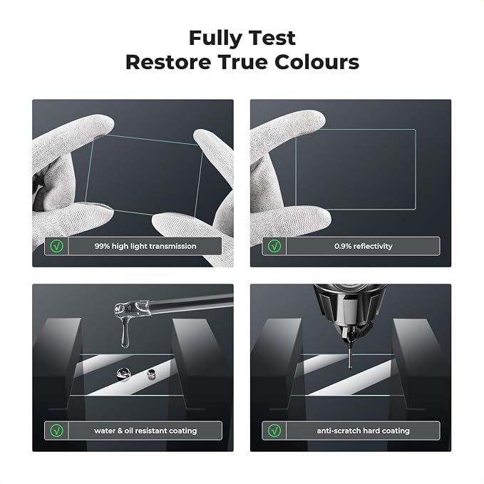 K&F CONCEPT Screen Protector & Hot Shoe Cover Kit Compatible - Image 2