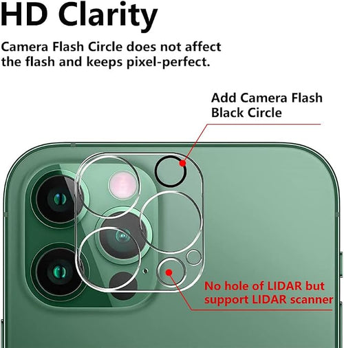 3PCS Rear Back Camera Lens Protector Tempered Glass - Image 2