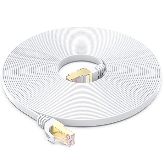 BUSOHE Cat 8 Ethernet Cable 15 FT, 40Gbps 2000Mhz High Speed Flat Cat8 Cable by BUSOHE