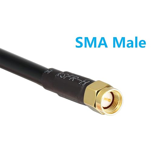 5ft N Male to SMA Male Cable, SMA to N Cable 50 ohm Ultra Low Loss KMR240 - Image 2