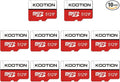 10-Pack 512MB Micro SD Card, KOOTION Class 4 Low Capacity Memory Cards by KOOTION