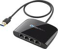 Cable Matters USB to 4-Port Gigabit Ethernet Switch by CableMatters