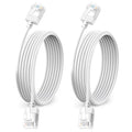 Ultra Thin Cat 6A Ethernet Cable 3.3 Feet 2Pack, Flexible & Slim Rj45 Cat6a LAN by DUTEVOLNS