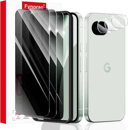 3+3+1-Pack, Privacy Screen Protector and Camera Lens Protector by ScreenProtectorCase