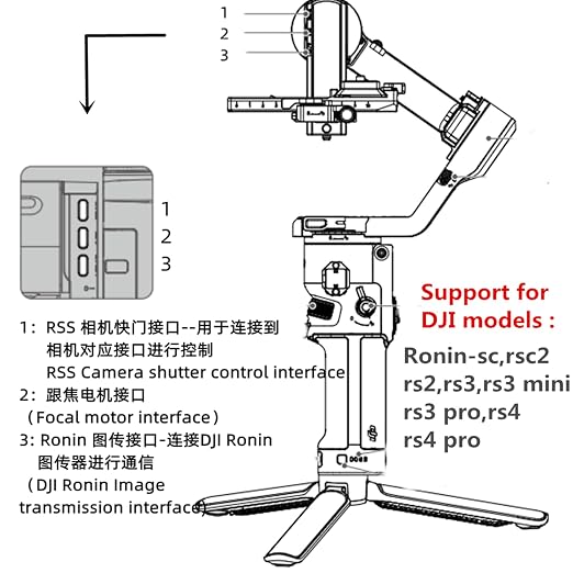 DJI NK Cable z8 z9 d800 d810 d800e d5 Camera Shutter Release Cable stabilizer - Image 7