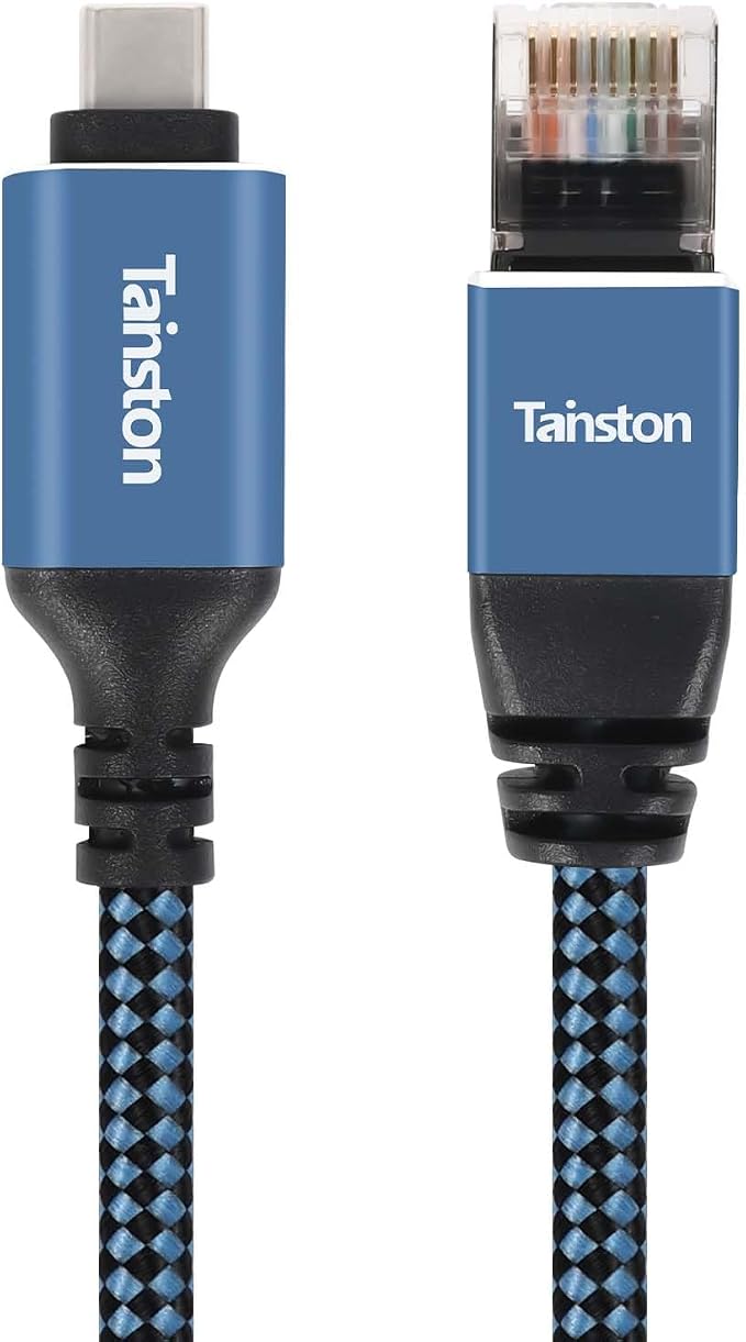 USB C to Ethernet Cable, 50Ft Type C to RJ45 Cable, USB C to Gigabit Ethernet by Tainston