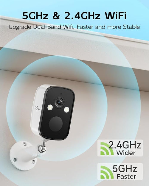 2K Solar Security Cameras Wireless Outdoor, 2.4G/5G WiFi, Powered by Sun - Image 2