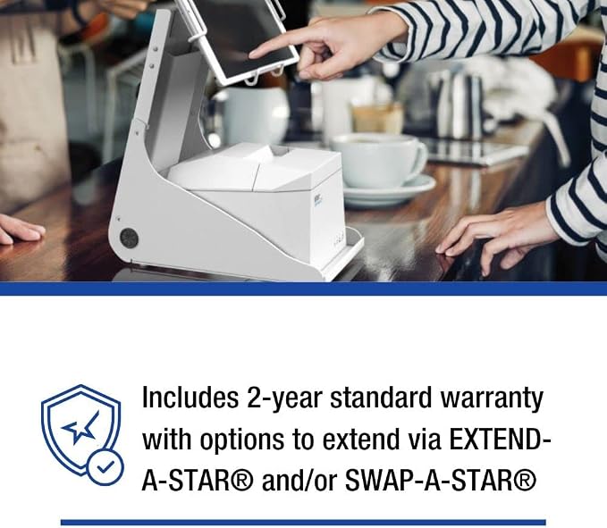 Star Micronics TSP143IVUW Wi-Fi/USB-C/Ethernet Thermal Receipt Printer - Image 9